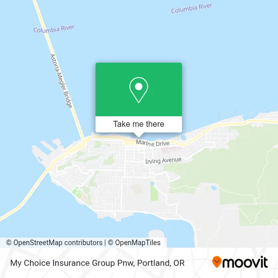 My Choice Insurance Group Pnw map