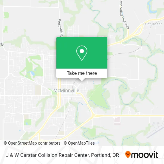 J & W Carstar Collision Repair Center map
