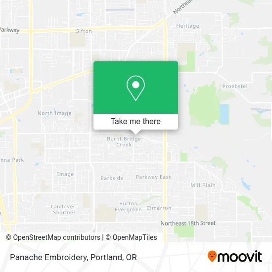 Panache Embroidery map
