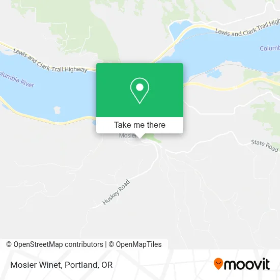 Mosier Winet map