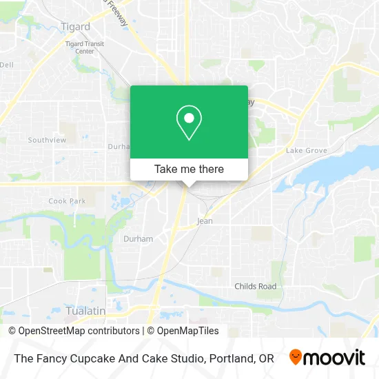 The Fancy Cupcake And Cake Studio map