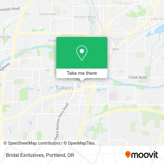 Bridal Exclusives map