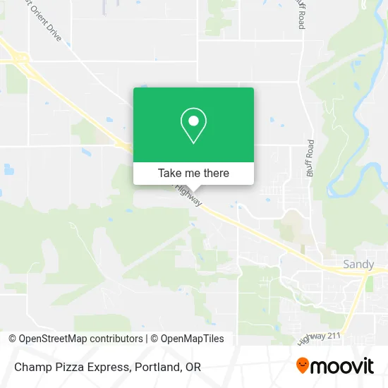 Champ Pizza Express map