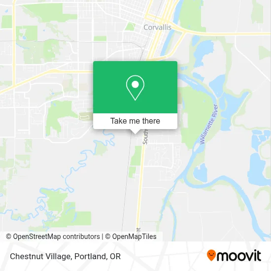 Chestnut Village map