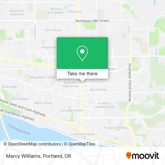 Marcy Williams map