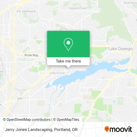 Jerry Jones Landscaping map