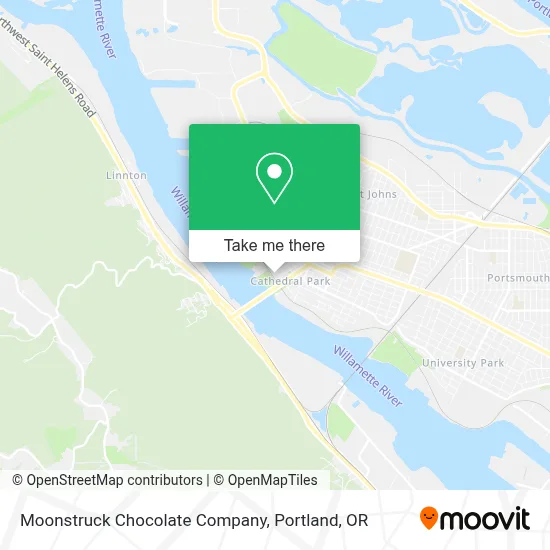 Moonstruck Chocolate Company map