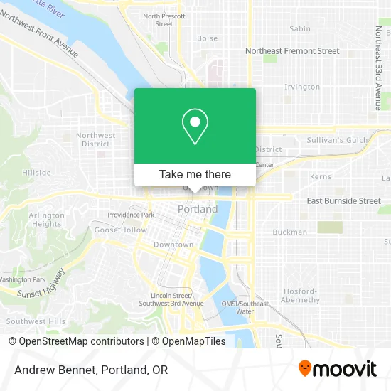 Andrew Bennet map