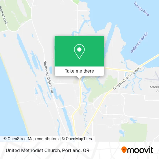 United Methodist Church map