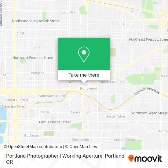 Portland Photographer | Working Aperture map