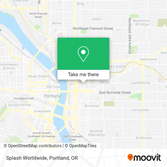 Splash Worldwide map