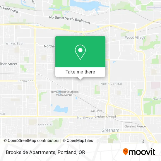 Brookside Apartments map