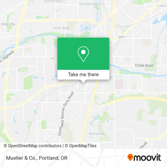 Mueller & Co. map