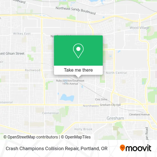 Crash Champions Collision Repair map