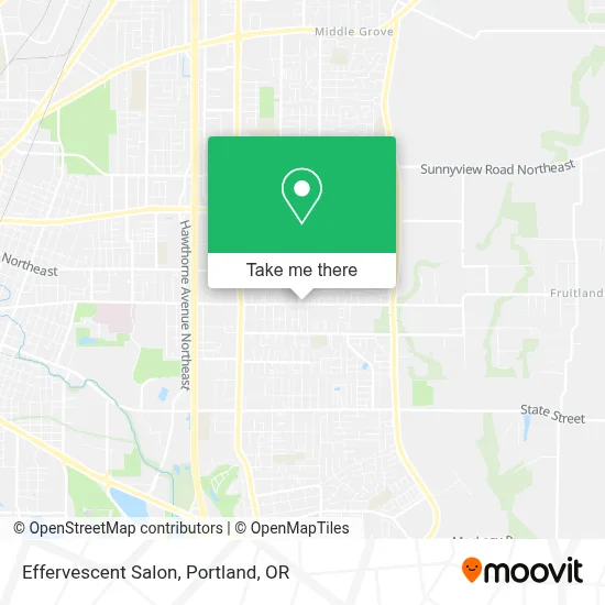 Effervescent Salon map