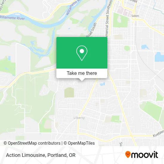 Action Limousine map