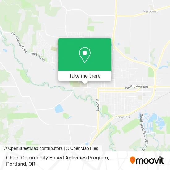 Cbap- Community Based Activities Program map