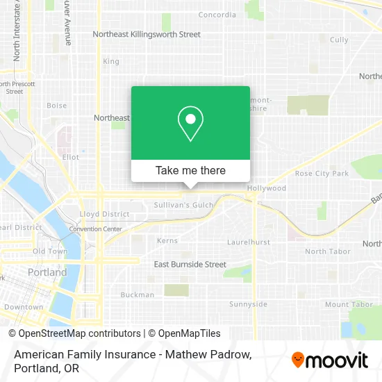 American Family Insurance - Mathew Padrow map