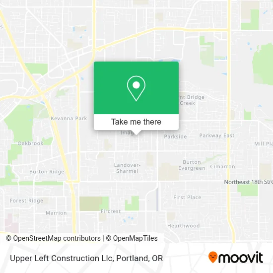 Upper Left Construction Llc map