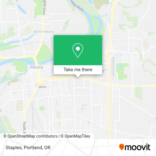 Staples map