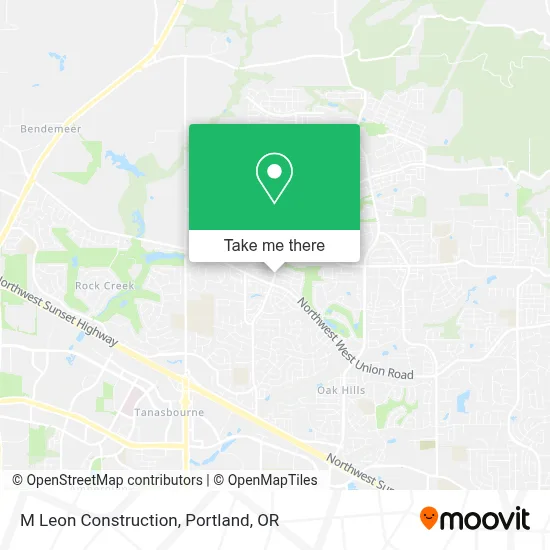 M Leon Construction map