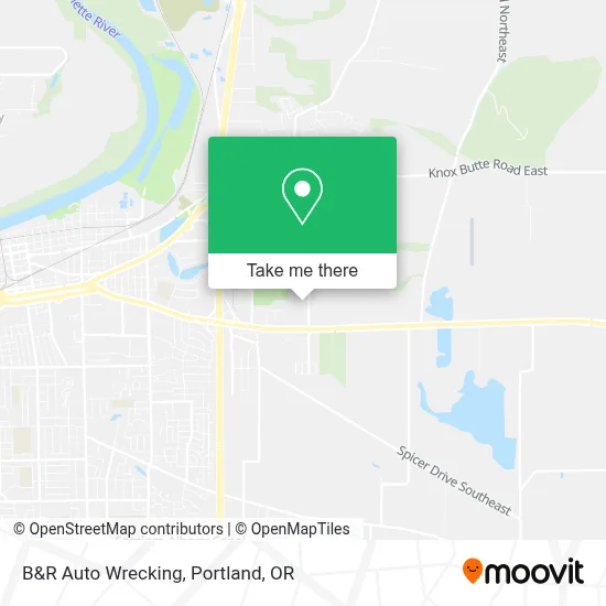 B&R Auto Wrecking map