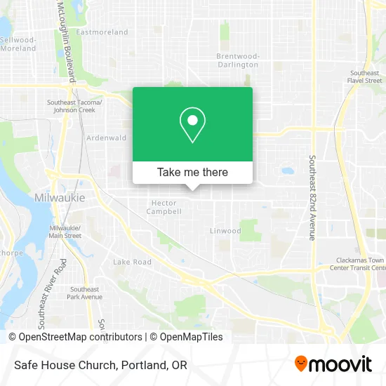 Safe House Church map