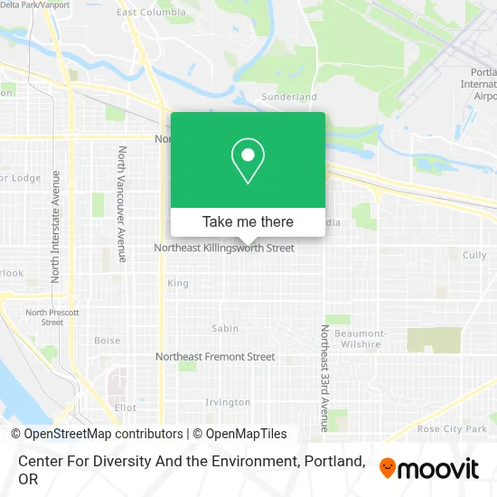 Center For Diversity And the Environment map