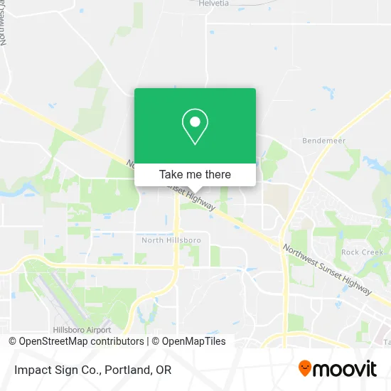 Impact Sign Co. map