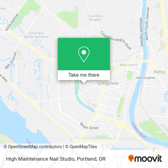 High Maintenance Nail Studio map