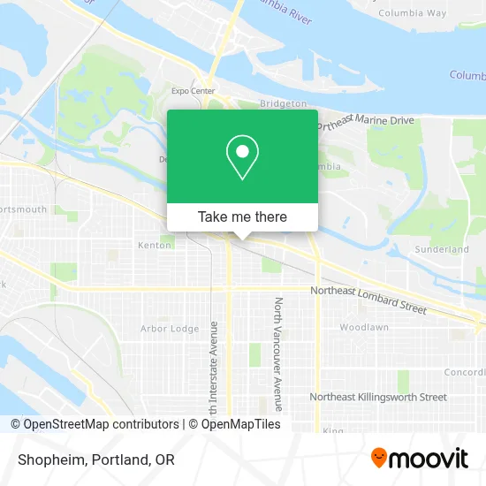 Shopheim map