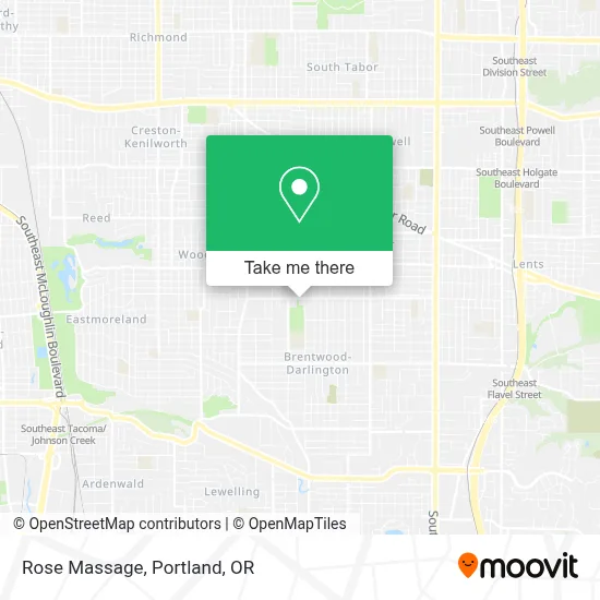 Rose Massage map