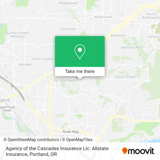 Agency of the Cascades Insurance Llc: Allstate Insurance map