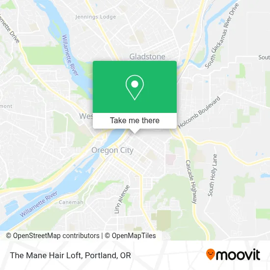 The Mane Hair Loft map