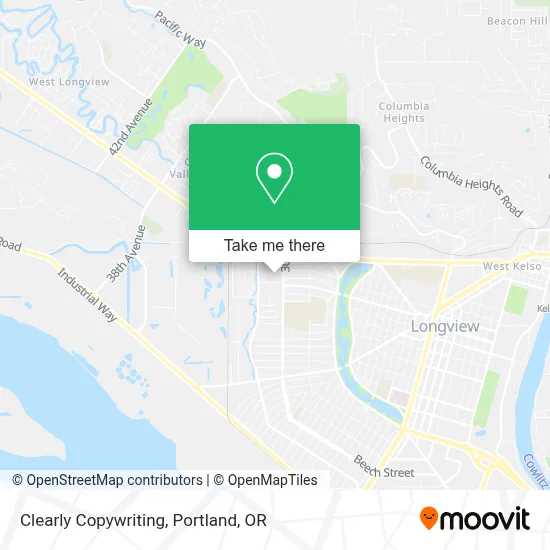 Clearly Copywriting map