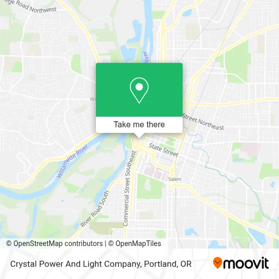 Crystal Power And Light Company map