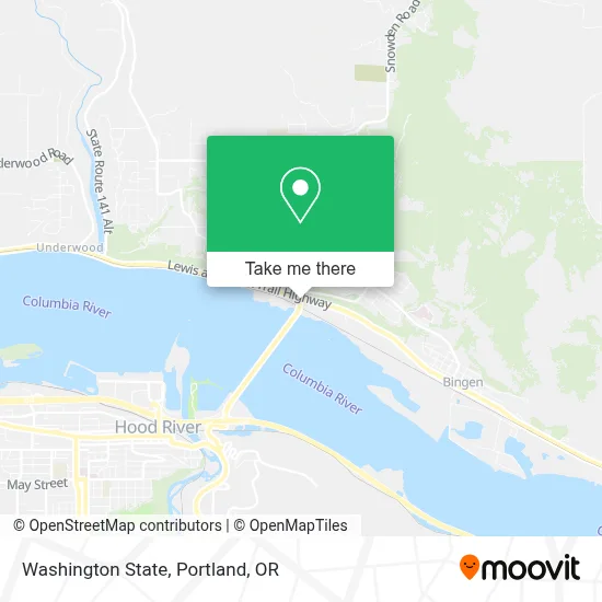 Washington State map