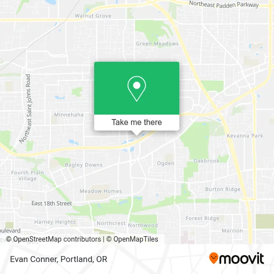 Evan Conner map