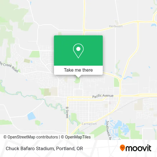 Chuck Bafaro Stadium map