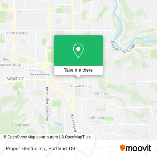 Proper Electric Inc. map
