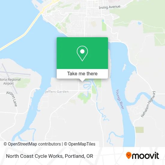 North Coast Cycle Works map