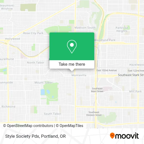 Style Society Pdx map