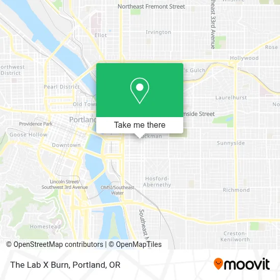 The Lab X Burn map