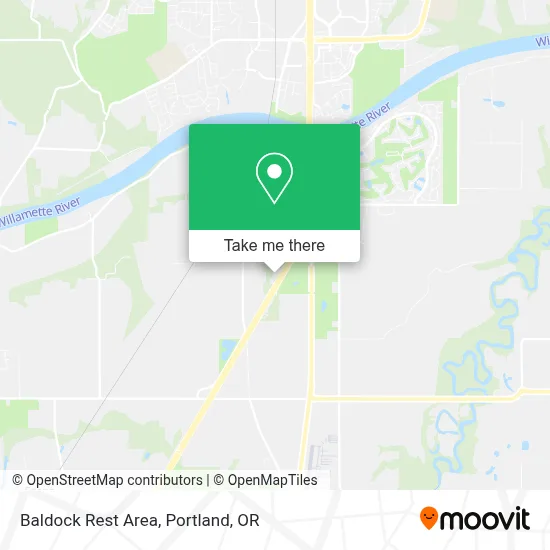 Baldock Rest Area map