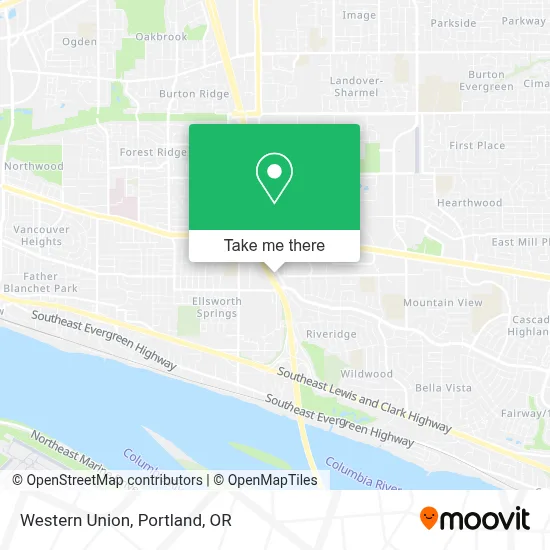 Western Union map