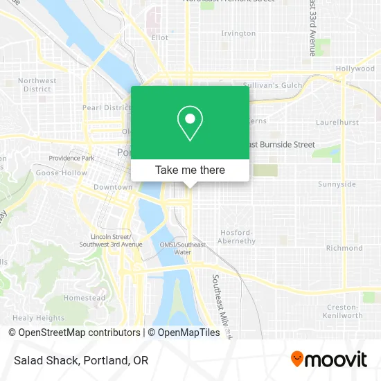 Salad Shack map