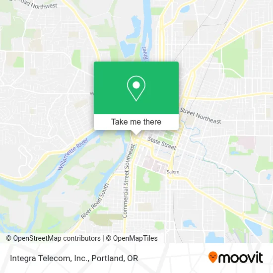 Integra Telecom, Inc. map