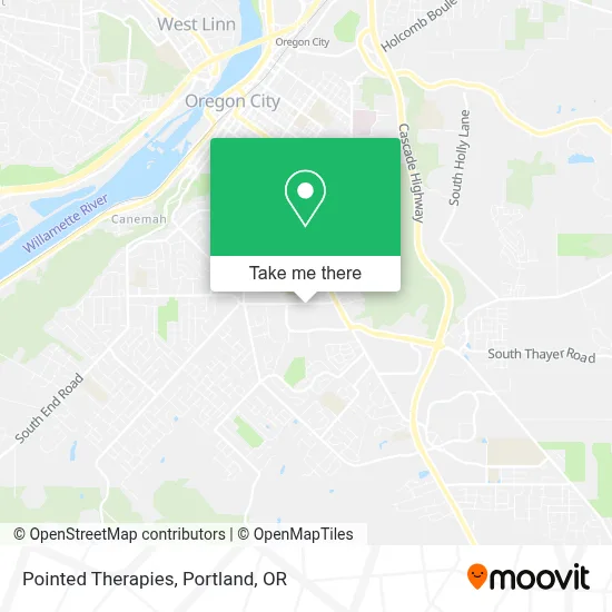 Pointed Therapies map