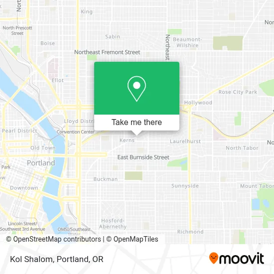 Kol Shalom map