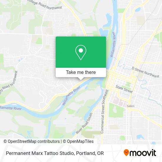 Permanent Marx Tattoo Studio map